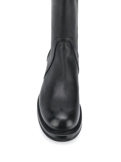 Shop Rick Owens Ankle Zipped Boots In Black