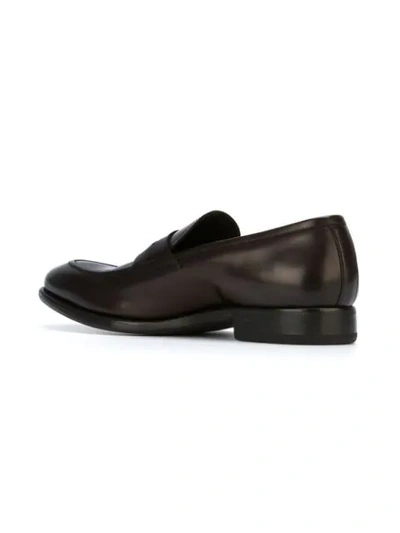 Shop Henderson Baracco Classic Penny Loafers In Brown