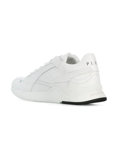 Shop Philipp Plein Runner Rock Pp Sneakers - White