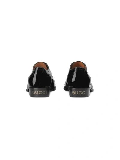 Shop Gucci Lace-up Shoes In Black