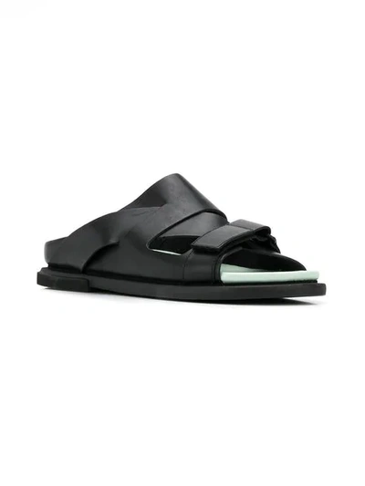 Shop Camper Edo Sandals In Black