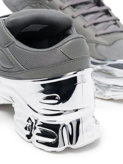 Shop Adidas Originals X Raf Simons Ozweego Sneakers In Grey