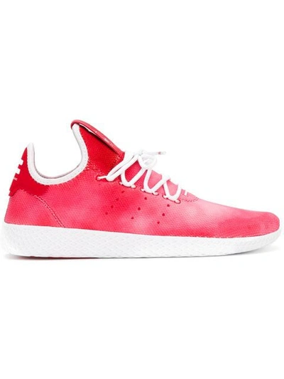 Shop Adidas Originals By Pharrell Williams Adidas X Pharrell Williams Hu Holi Stan Smith Sneakers In Pink