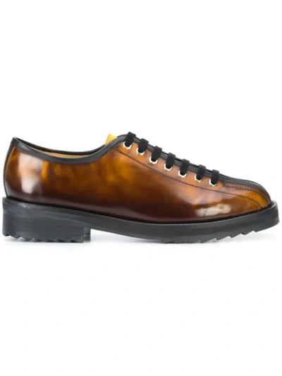 Shop Cmmn Swdn Byron Derby Shoes - Brown
