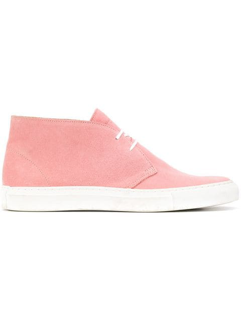 pink chukka boots