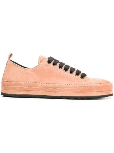 Shop Ann Demeulemeester Classic Lace-up Sneakers In Neutrals