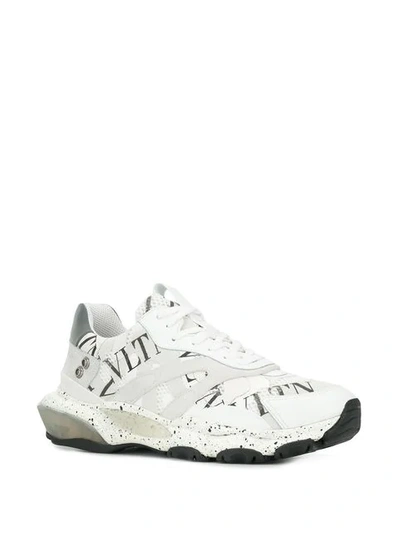 VALENTINO VALENTINO GARAVANI BOUNCE SNEAKERS - 白色