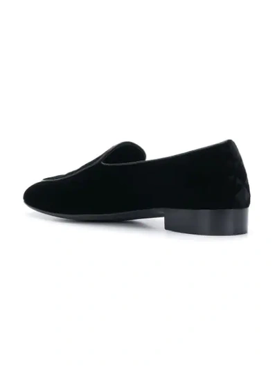 Shop Giuseppe Zanotti Tridimension Loafers In Black