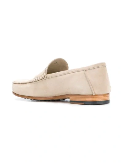 Shop Tod's Classic Penny Loafers - Neutrals