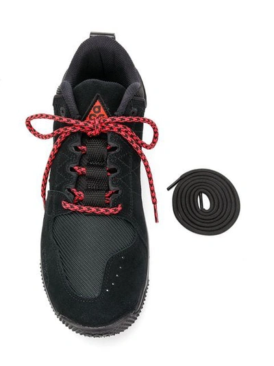 Shop Nike Acg Dog Mountain Sneakers In Black