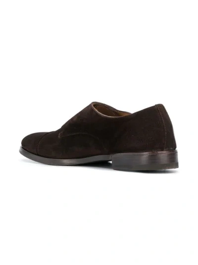 Shop Henderson Baracco Monk Shoes - Brown