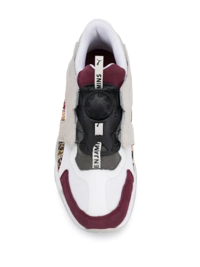 Shop Puma X Les Benjamins Glacier Sneakers In White