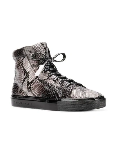 Shop Philipp Plein High-top Sneakers In Black