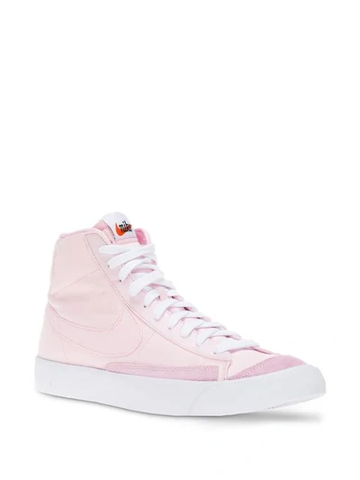 Shop Nike Blazer Mid 77 Sneakers In Pink