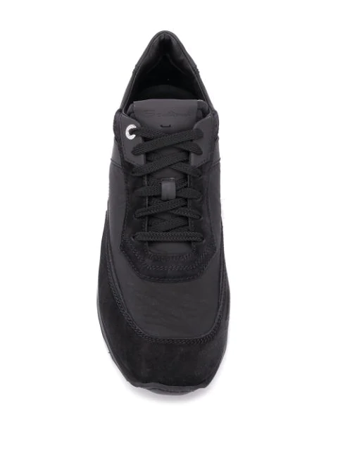 Santoni Classic Low-top Sneakers In N50 Black | ModeSens