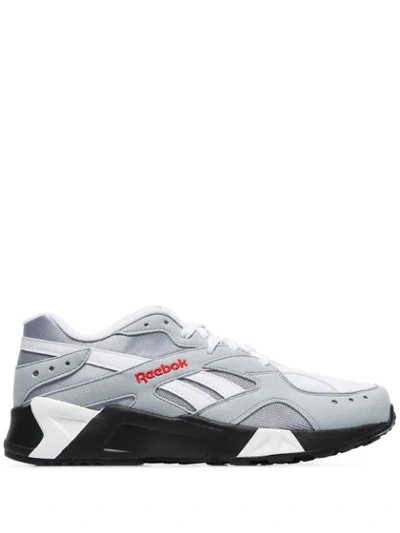 Shop Reebok X Have A Good Time Aztrek Sneakers In Grey