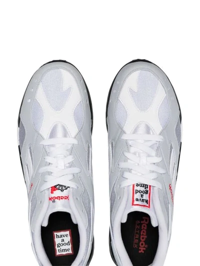 Shop Reebok X Have A Good Time Aztrek Sneakers In Grey