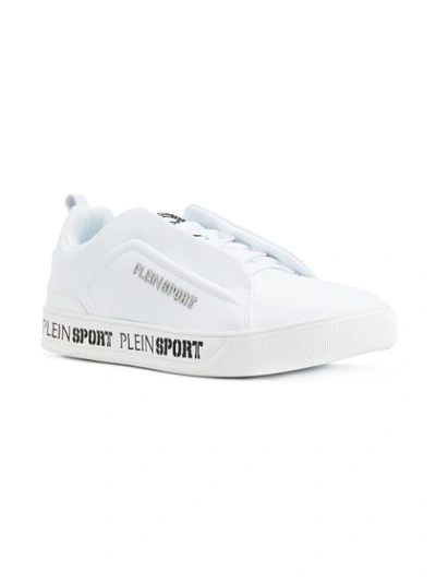 Shop Plein Sport Season Sneakers - White