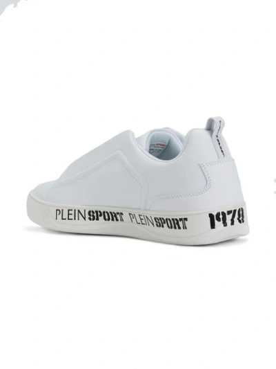 Shop Plein Sport Season Sneakers - White