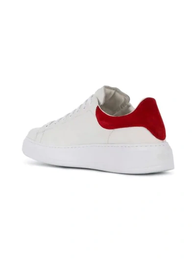 Shop Rucoline Nemo Contrast Heel Sneakers - White