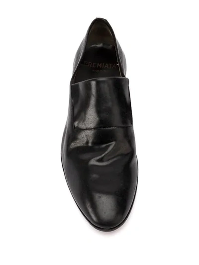 Shop Premiata Varnished Loafers In Black