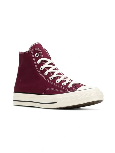 Converse Men's Chuck Taylor All Star 70 Chenille High Top Casual Sneakers  From Finish Line In Burgundy | ModeSens