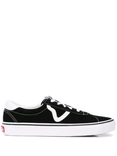 Shop Vans Suede Sports Shoes In Black