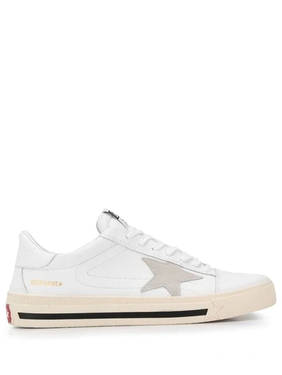 Shop Golden Goose Superstar Sneakers In White