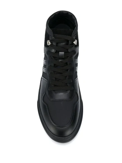 Shop Hogan H365 Sneakers In Black