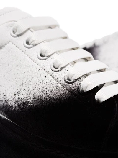 Shop Alexander Mcqueen Oversized Gradient Sneakers - White