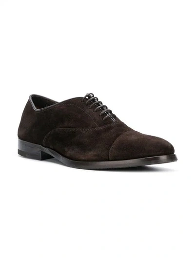 Shop Henderson Baracco Oxford Shoes In Brown