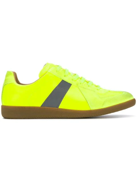 yellow margiela sneakers