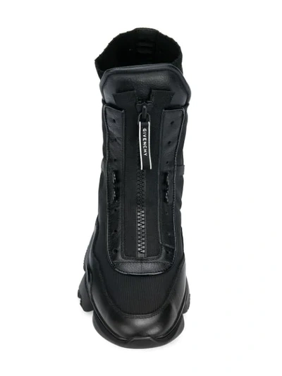 Shop Givenchy Jaw High Sneakers In Black