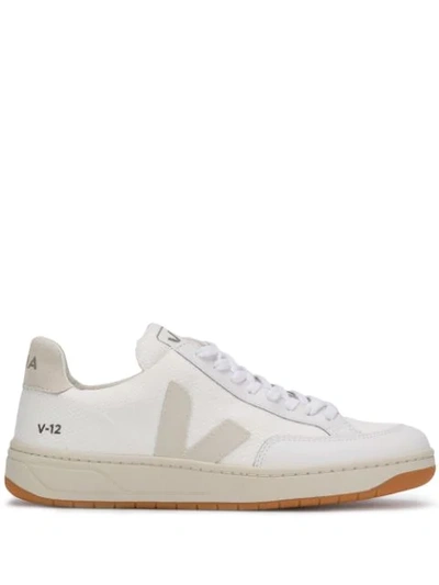 Veja Low Top V-12 Sneakers In White