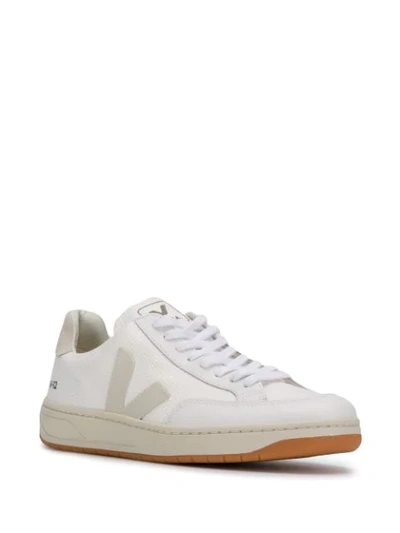 Veja Low Top V-12 Sneakers In White