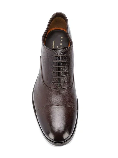 Shop Henderson Baracco Classic Oxford Shoes In Brown
