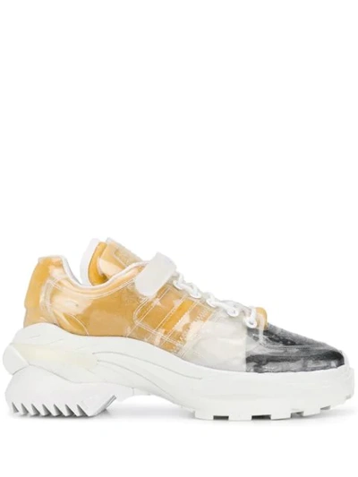 Shop Maison Margiela Clear Layer Sneakers In Neutrals ,grey