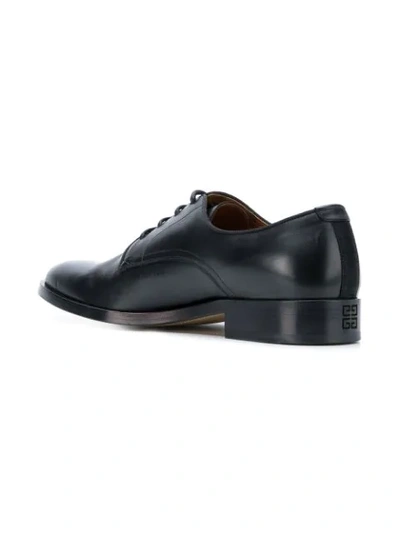 Shop Givenchy Classic Derby Shoes In Black