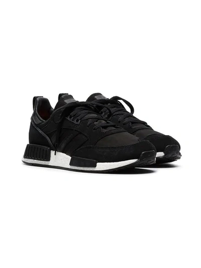 Adidas Originals Boston Super Rx1 Nylon & Suede Sneakers In Black |