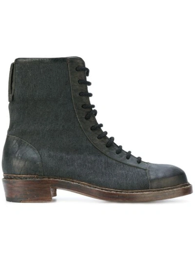 Shop Sebastian Tarek Lace Up Ankle Boots In Black