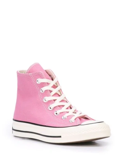 Shop Converse Hi In Pink