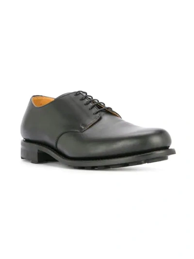 Shop Attachment Classic Derby Shoes In Black