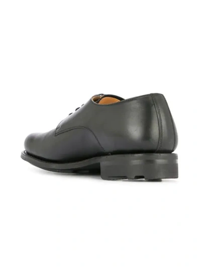 Shop Attachment Classic Derby Shoes In Black