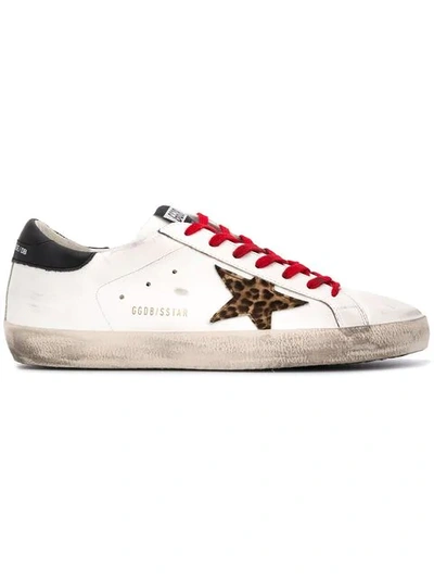 Shop Golden Goose Low-top Lace-up Sneakers In White