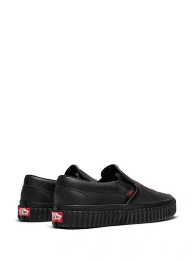 Vans X Marvel Black Widow Sneakers In Black