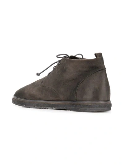 Shop Marsèll Suede Ankle Boots In Grey
