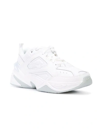 Shop Nike M2k Tekno "pure Platinum" Sneakers In White