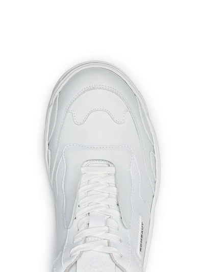 Shop Rombaut Boccaccio Leather Low-top Sneakers In White