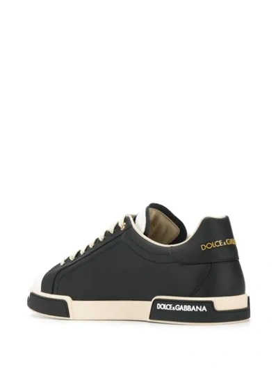 Shop Dolce & Gabbana Low Top Sneakers In Black