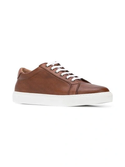 Shop Eleventy Perforated Low In Brown